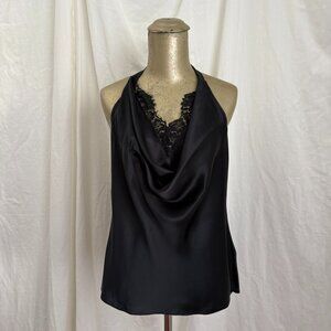 CAMI NYC Silk Halter Neck Top S